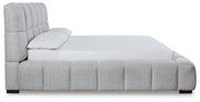 Grendusk Light Gray California King Upholstered Bed - PCB584B3