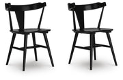 Gretlynn Black Dining Chair, Set of 2 - D501-02