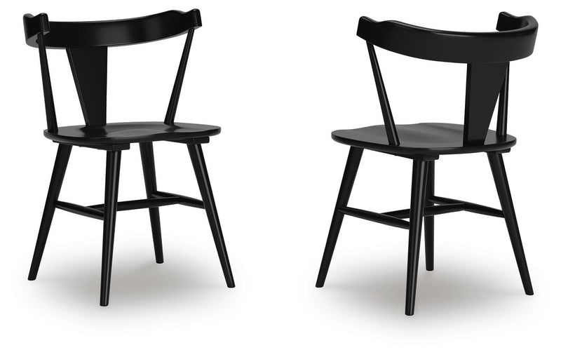 Gretlynn Black Dining Chair, Set of 2 - D501-02