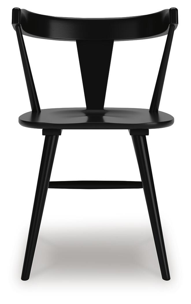 Gretlynn Black Dining Chair, Set of 2 - D501-02