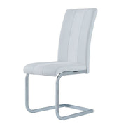 Gretna White Dining Room Set - Lara FurnitureDining Room Set
