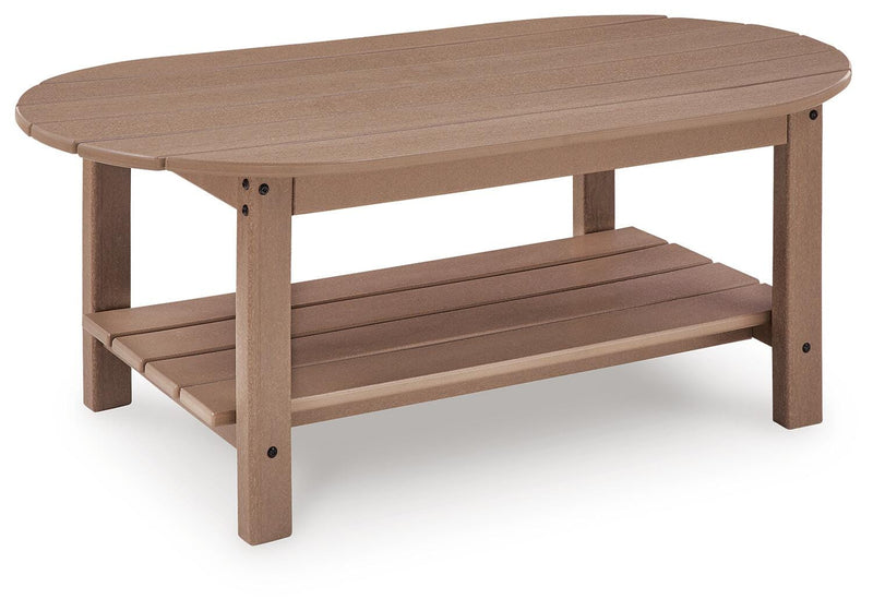 Grover Beach Driftwood Outdoor Coffee Table - PCP422-700