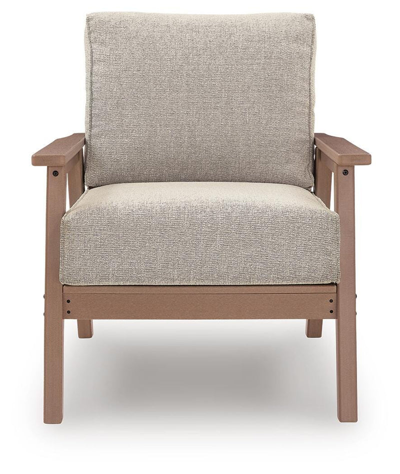 Grover Beach Driftwood Outdoor Lounge Chair with Cushion (Set of 2) - PCP422-820