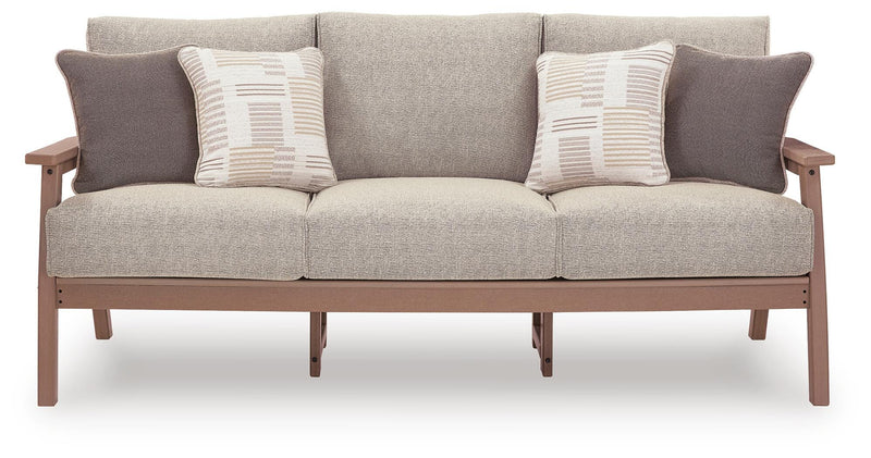 Grover Beach Driftwood Outdoor Sofa with Cushion - PCP422-838