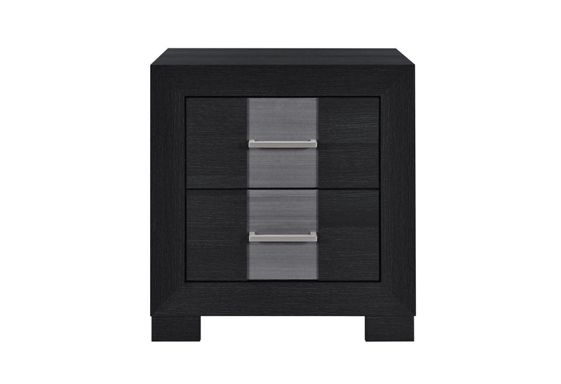 Optimus Black/Grey Nightstand - OPTIMUS-BLK/GRY-NS