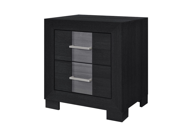 Optimus Black/Grey Nightstand - OPTIMUS-BLK/GRY-NS