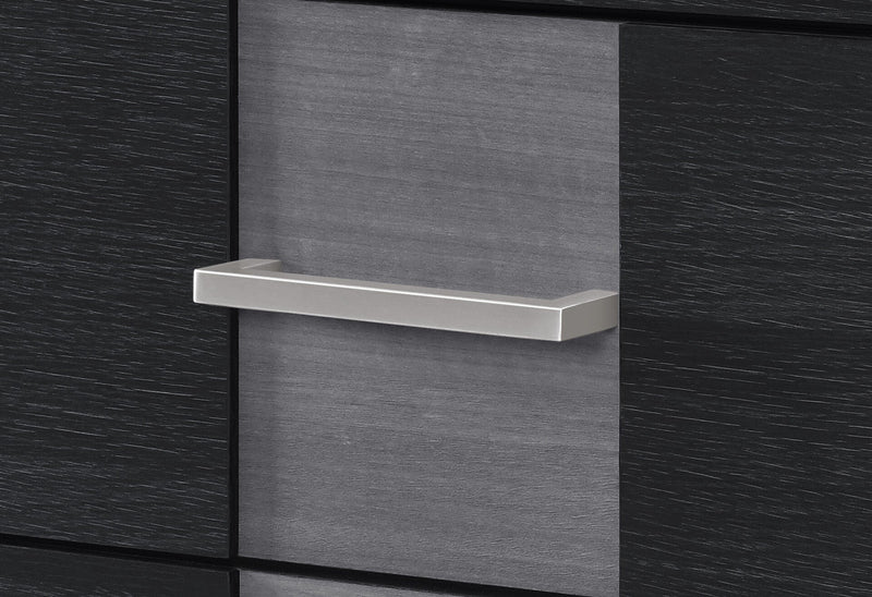 Optimus Black/Grey Nightstand - OPTIMUS-BLK/GRY-NS