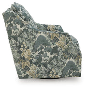 Gubbins Blue/Green/Yellow Swivel Accent Chair - A3000852