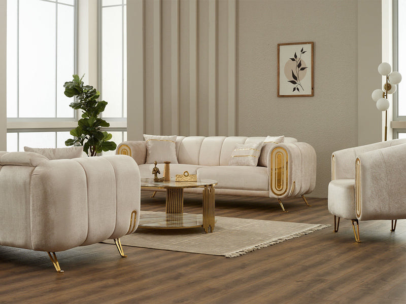 Gucci Stationary Loveseat in Grey - 200-SIM-GUC-STAR245-2
