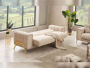 Guido  3-pieces (Sofa & Loveseat & Chair) Livingroom in Beige - 200-SIM-GUI-GIRNE03-321