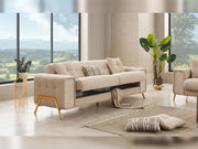Guido Convertible Loveseat in White - 200-SIM-GUI-GIRNE01-2