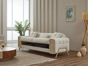 Guido Convertible Loveseat in White - 200-SIM-GUI-GIRNE01-2