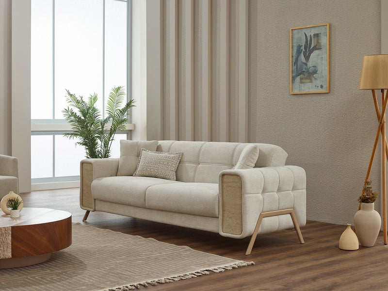Guido Convertible Sofa in White - 200-SIM-GUI-GIRNE01-3