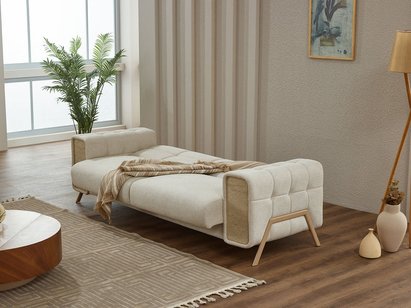 Guido Convertible Sofa in White - 200-SIM-GUI-GIRNE01-3