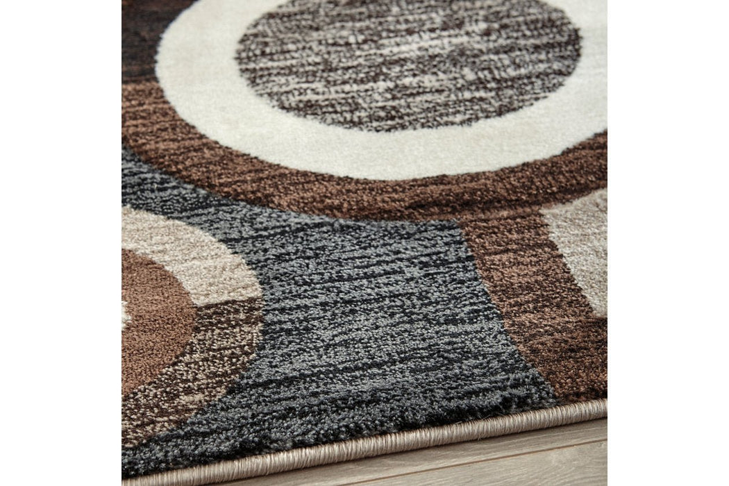Guintte Multi 5' x 6'7" Rug - Gate FurnitureRugs