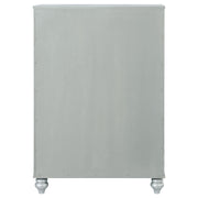 Gunnison 5-drawer Bedroom Chest Silver Metallic - 223215