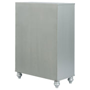 Gunnison 5-drawer Bedroom Chest Silver Metallic - 223215
