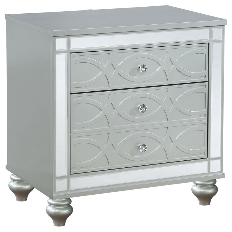Gunnison 5-piece Queen Bedroom Set Silver Metallic - 223211Q-S5