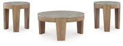 Guystone Table (Set of 3) - Lara FurnitureOccasional Table Set