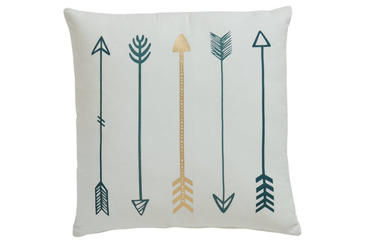 Gyldan White/Teal/Gold Pillow (Set of 4) - Lara FurniturePillow