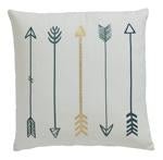Gyldan White/Teal/Gold Pillow (Set of 4) - Lara FurniturePillow