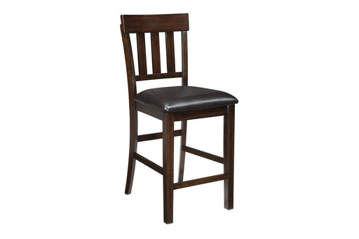 Haddigan Dark Brown Counter Height Bar Stool (Set of 2) - Gate FurnitureBarstool