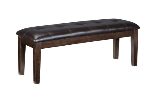 Haddigan Dark Brown Dining Bench - Lara FurnitureAccent Bench