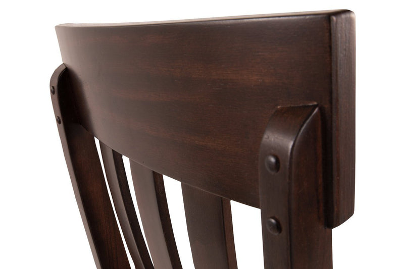 Haddigan Dark Brown Dining Chair (Set of 2) - Lara FurnitureDining Chair