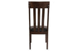 Haddigan Dark Brown Dining Chair (Set of 2) - Gate FurnitureDining Chair