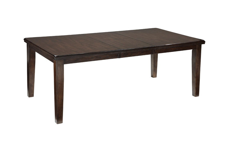 Haddigan Dark Brown Dining Extension Table - Lara FurnitureDining Table