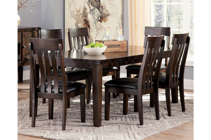 Haddigan Dark Brown Dining Extension Table - Lara FurnitureDining Table