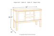 Haddigan Dark Brown Dining Server - Gate FurnitureCabinet