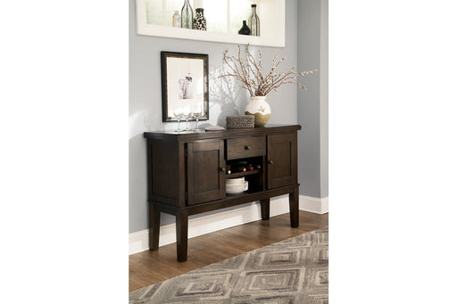 Haddigan Dark Brown Dining Server - Gate FurnitureCabinet
