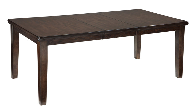 Haddigan Dark Brown Extendable Dining Set - Lara FurnitureDining Room Set