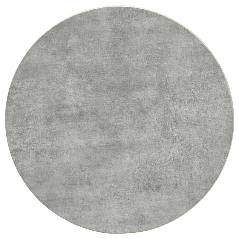 Hadi 2-piece Round SmartTop Coffee and End Table Set Cement - 736178-S2