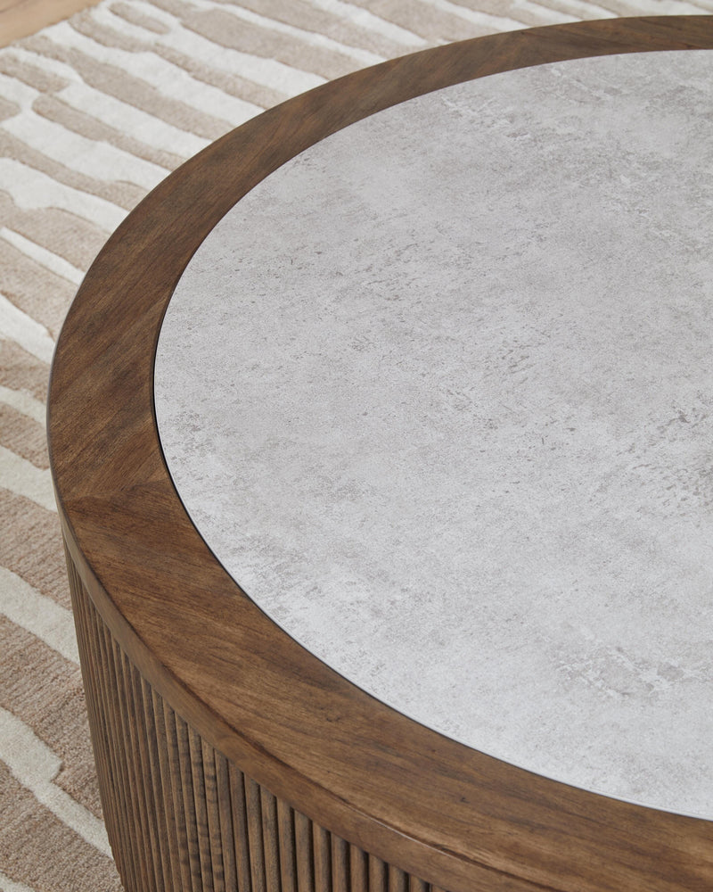 Hadonna Brown Coffee Table - T658-8