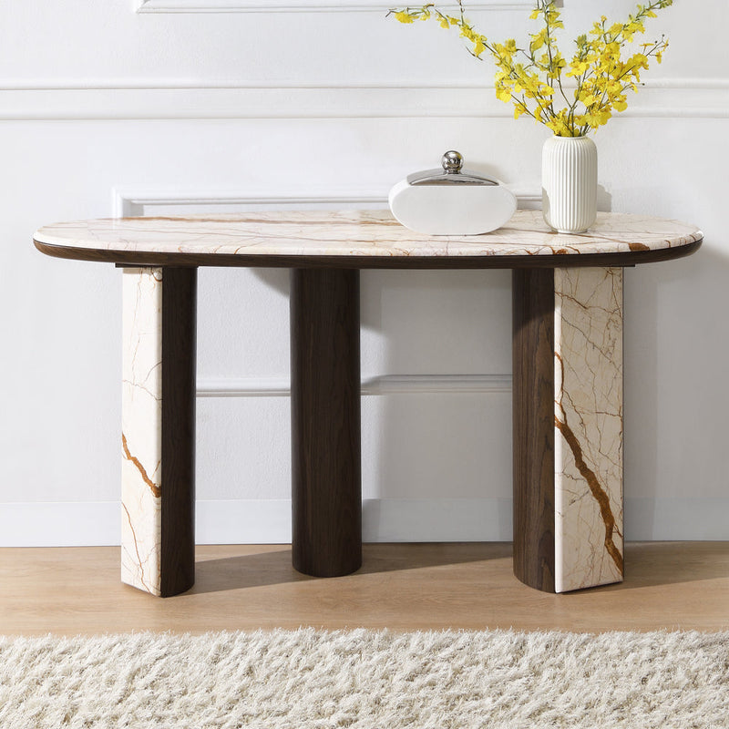 Haidar Console Table W/Marble Top - AC04567