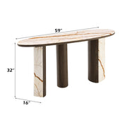 Haidar Console Table W/Marble Top - AC04567