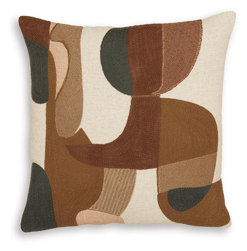 Hallam Sienna/Gold/Charcoal Pillow (Set of 4) - A1001155