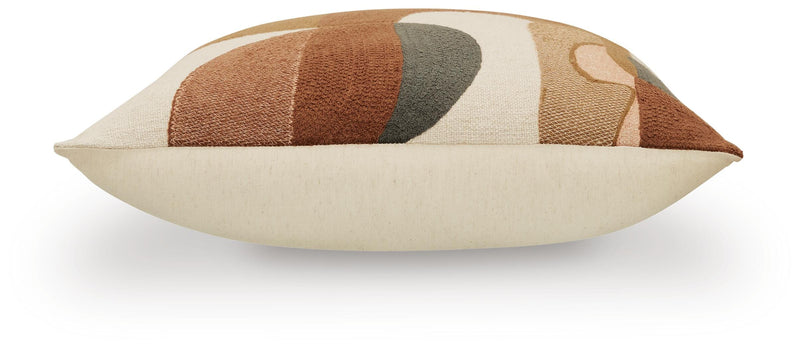 Hallam Sienna/Gold/Charcoal Pillow (Set of 4) - A1001155