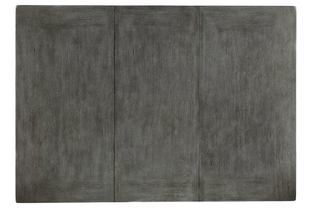 Hallanden Gray Counter Height Dining Extension Table - Gate FurnitureCounter Height Table