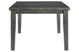 Hallanden Gray Dining Extension Table - Gate FurnitureDining Table