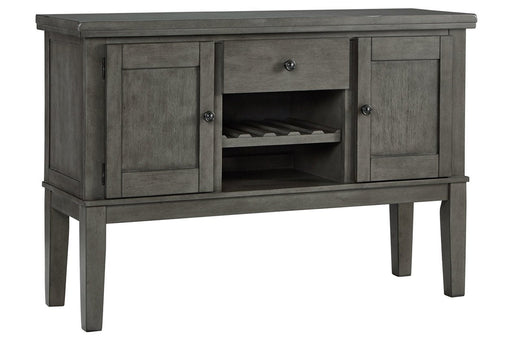 Hallanden Gray Dining Server - Gate FurnitureCabinet