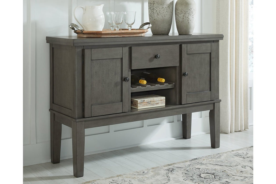 Hallanden Gray Dining Server - Gate FurnitureCabinet