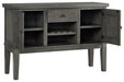 Hallanden Gray Dining Server - Gate FurnitureCabinet