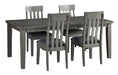 Hallanden Gray Dining Set - Gate FurnitureDining Room Set
