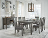Hallanden Gray Dining Set - Gate FurnitureDining Room Set