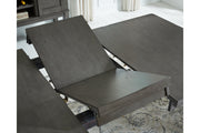 Hallanden Gray Dining Table, 4 Chairs, and Bench - Gate FurnitureDining Room Set