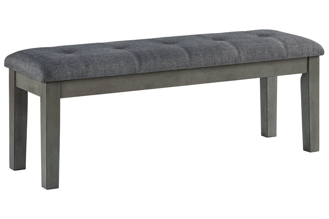 Hallanden Two - tone Gray 50" Dining Bench - Gate FurnitureAccent Bench