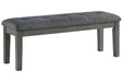 Hallanden Two - tone Gray 50" Dining Bench - Gate FurnitureAccent Bench
